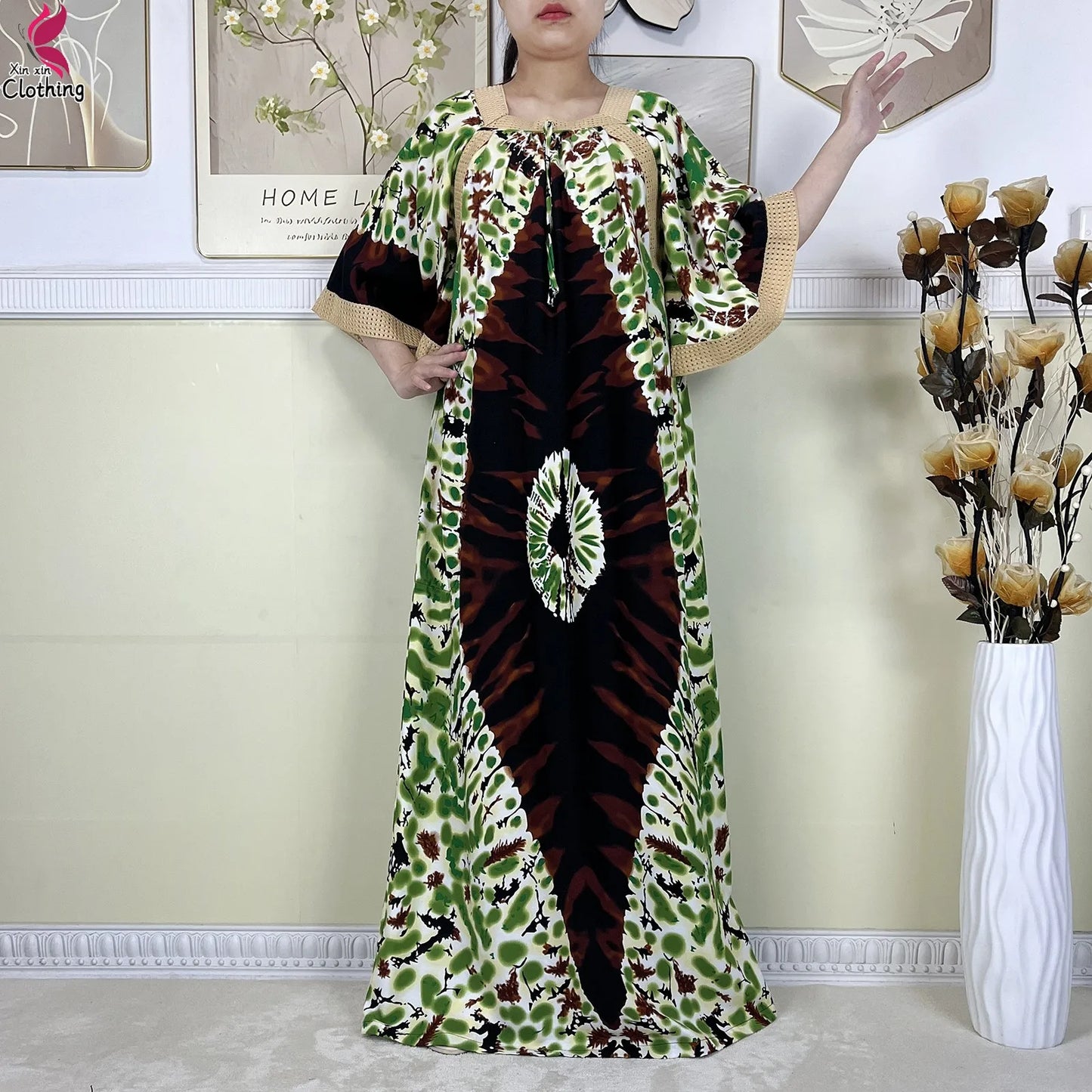 Traditional print Kaftan