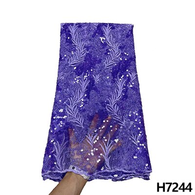 5 Yards Sequins French Tulle Mesh Lace