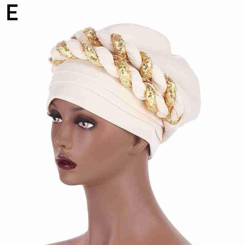 Double Twist Turban Cap