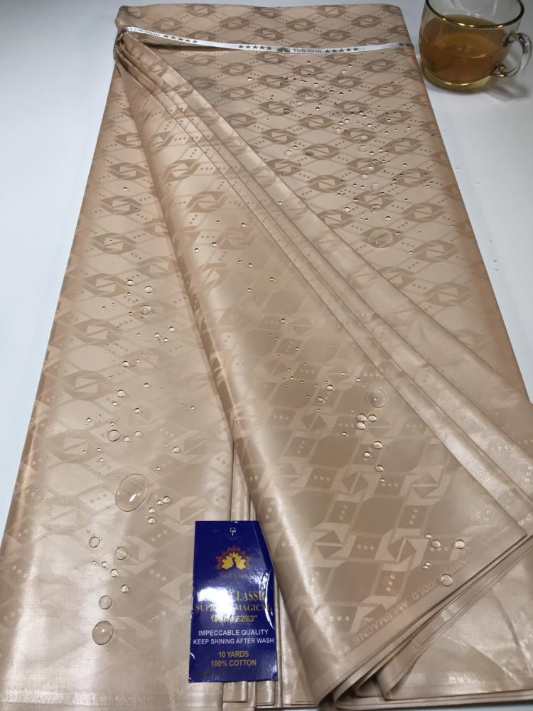 Top Quality Atiku Fabric For Men &Women's Bazin Riche Sewing Washable 5 Yards Nigerian Brocade Tissu African Bazin Riche Fabric