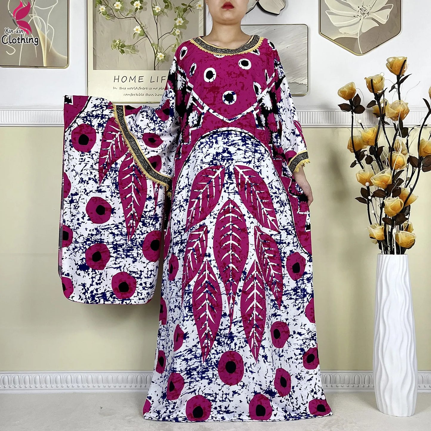 Traditional print Kaftan
