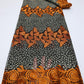 NI.AI Latest Embroidery African Lace Fabric 5 Yards High Quality Nigerian Women Wedding Asoebi French Tulle For Wedding LY770