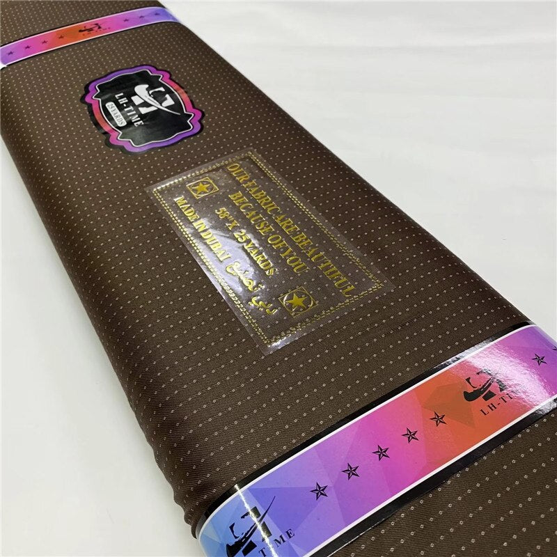 5 Yards Atiku Lace Fabric For Men Breathable Cashmere