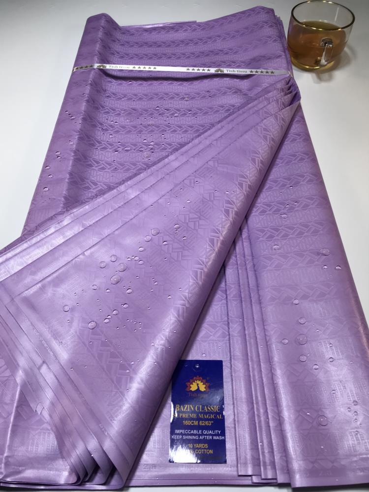 Top Quality Atiku Fabric For Men &Women's Bazin Riche Sewing Washable 5 Yards Nigerian Brocade Tissu African Bazin Riche Fabric