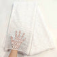 Stones African Lace Fabric 5 Yards Yellow High Quality French Tulle Net Lace Material Nigerian Women Asoebi Wedding Fabrics