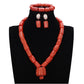 Genuine Coral Edo Bridal Bead Set