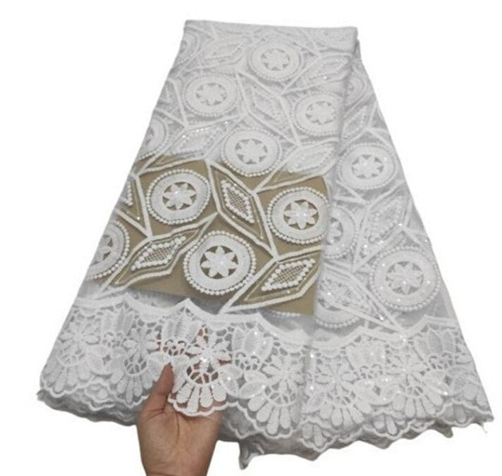 Lace Fabric Sequins 5 Yards