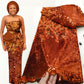 5 Yards High Quality Sequin French Tulle Lace