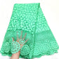 Stones African Lace Fabric 5 Yards Yellow High Quality French Tulle Net Lace Material Nigerian Women Asoebi Wedding Fabrics