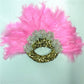 Turkey Feather Fan With Sequins