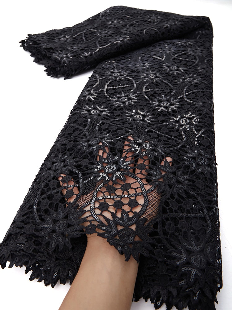 French Lace Fabric 2.5 Yards