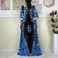 Traditional print Kaftan