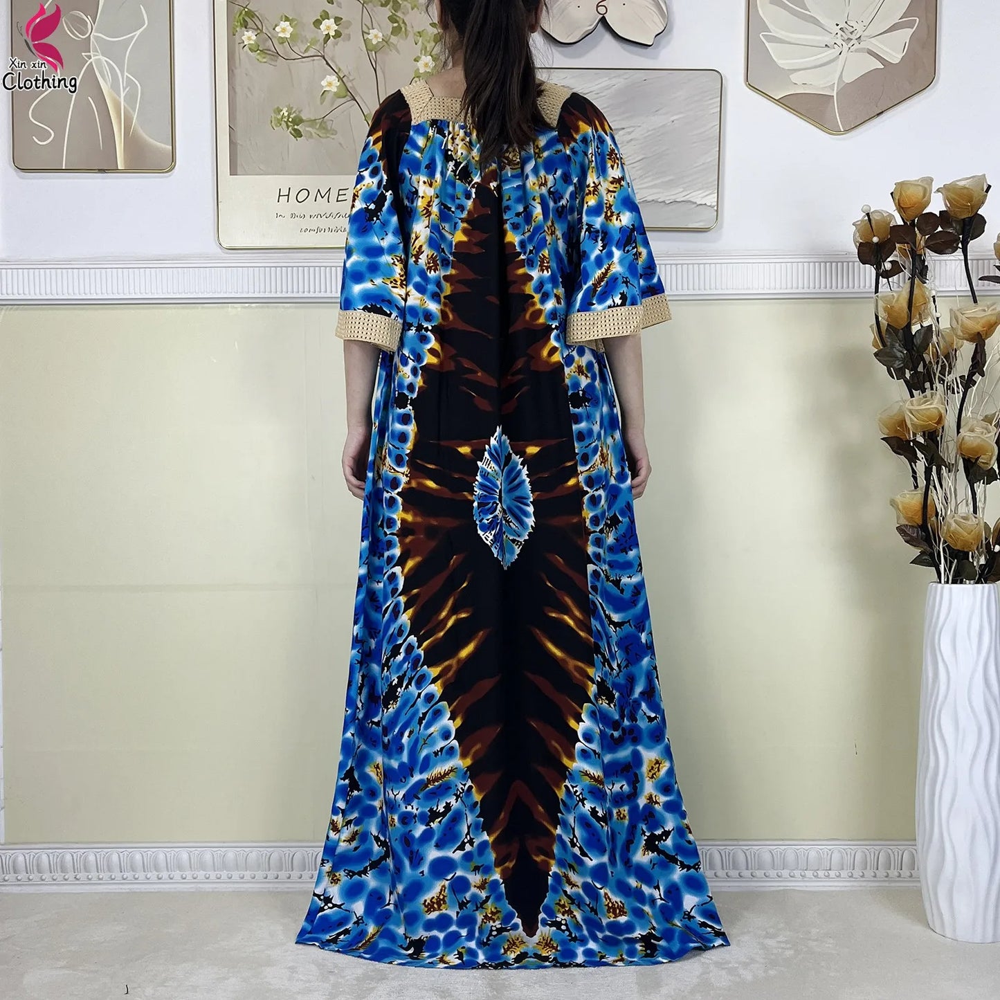 Traditional print Kaftan