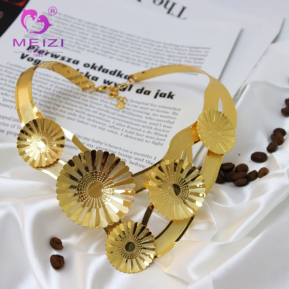 Luxury Dubai Gold 18k Plated Jewelry Set