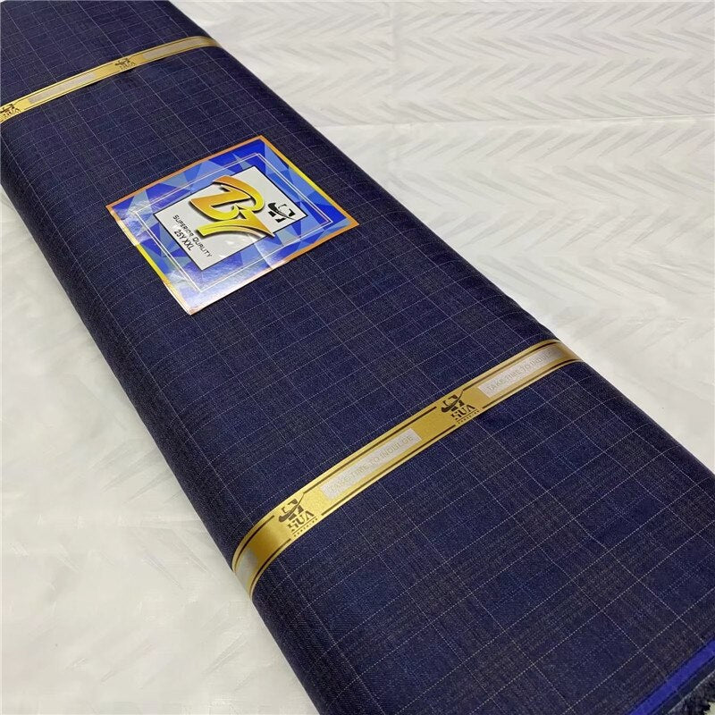 5 Yards Atiku Lace Fabric For Men Breathable Cashmere
