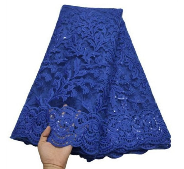 Lace Fabric Sequins 5 Yards