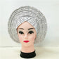 Breathable Sego Beaded Gele