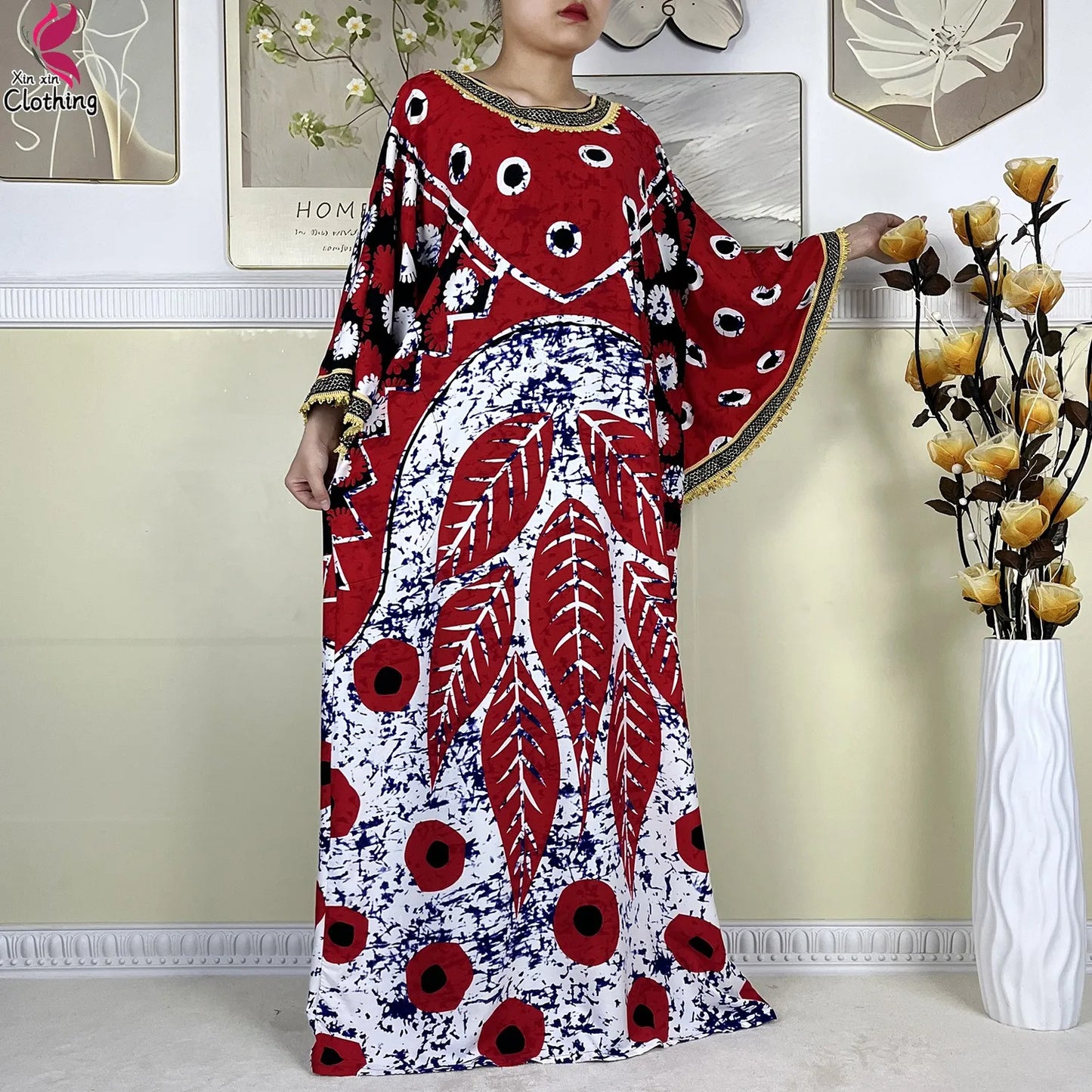 Traditional print Kaftan