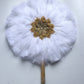 Turkey Feather Hand Fan