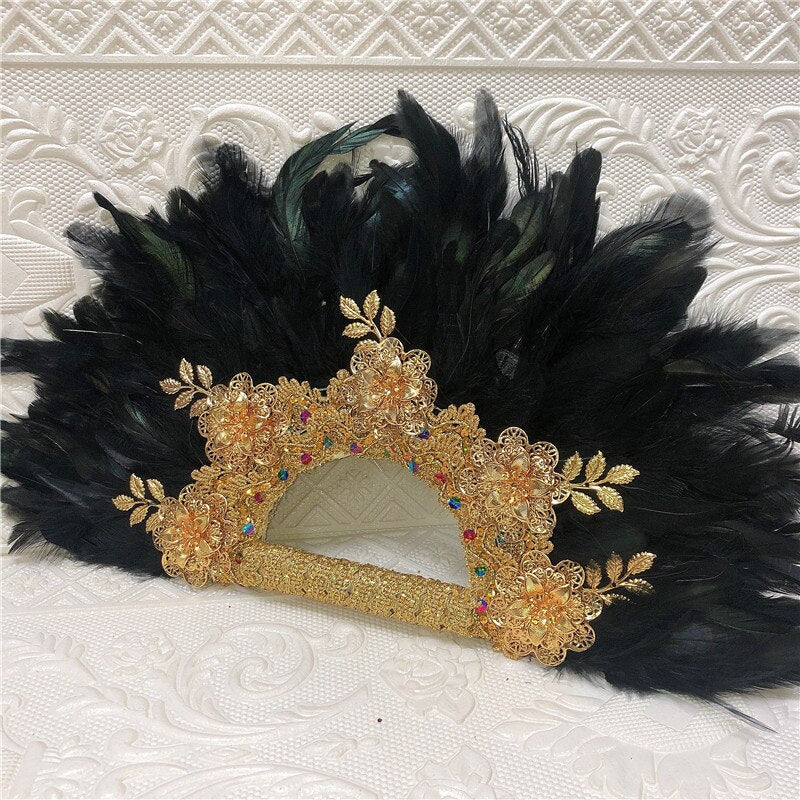 High Quality Feather Fan Big Size