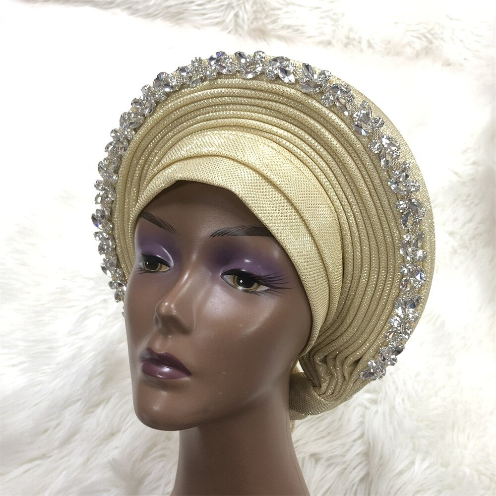 Jewelled Auto Gele Headtie
