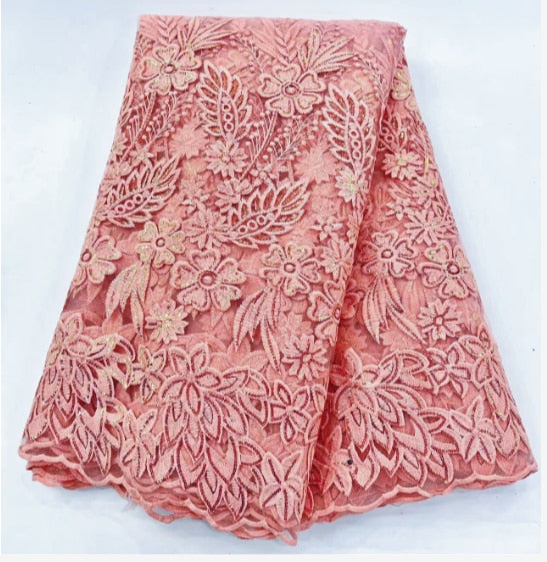 Lace Fabric Sequins 5 Yards