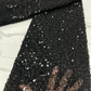 Black Sequins Swiss Lace