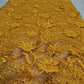 Purple French Cord Guipure Net Lace