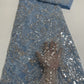 Luxury Beads Sequence African Lace Fabric 5 Yards 2022 High Quality French Tulle Sequins Nigerian Asoebi Wedding Fabrics Sewing
