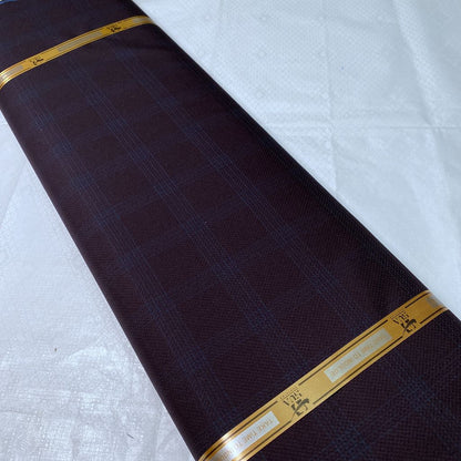 5 Yards Men's Atiku Fabric Senator Cashmere Wool