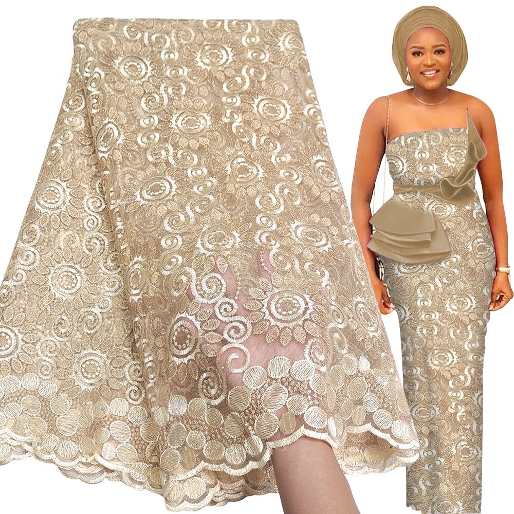 Embroidery French Tulle Lace 5 Yards