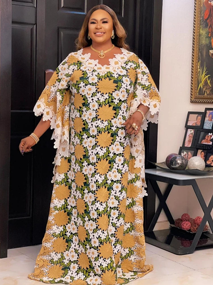 Traditional Flower Queen Kaftan