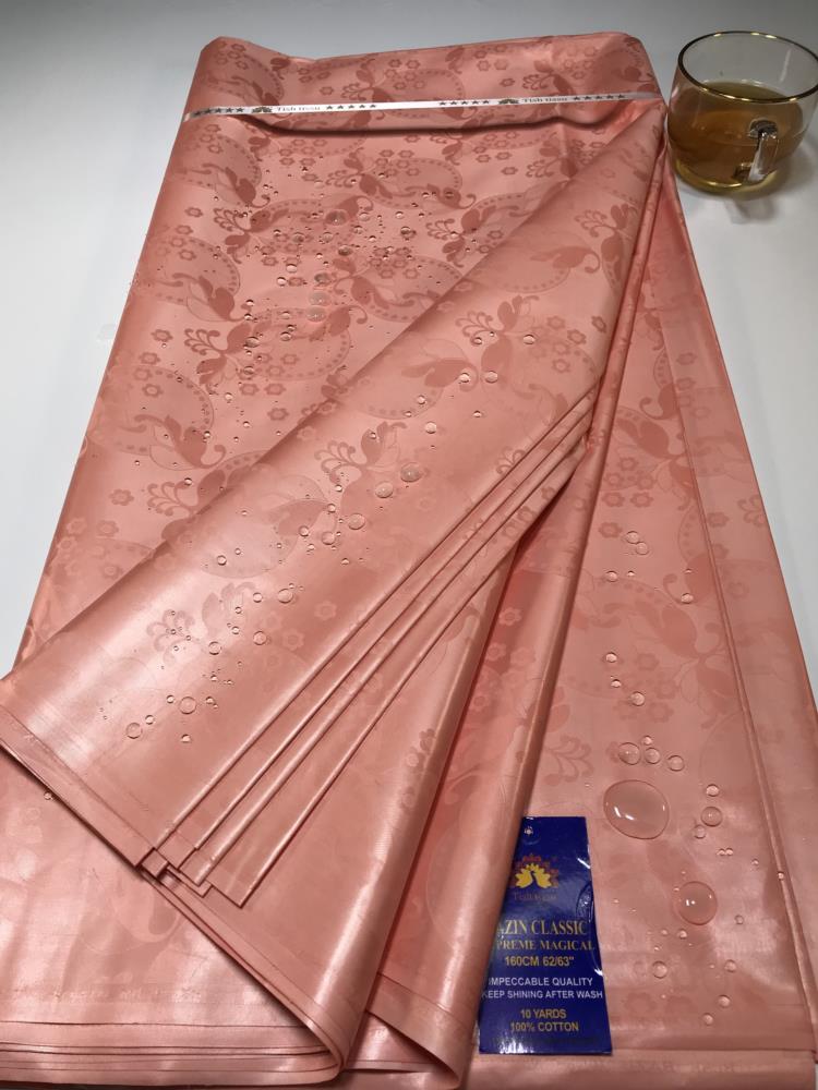 Top Quality Atiku Fabric For Men &Women's Bazin Riche Sewing Washable 5 Yards Nigerian Brocade Tissu African Bazin Riche Fabric