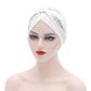 Sequin Pleated Turban Headtie