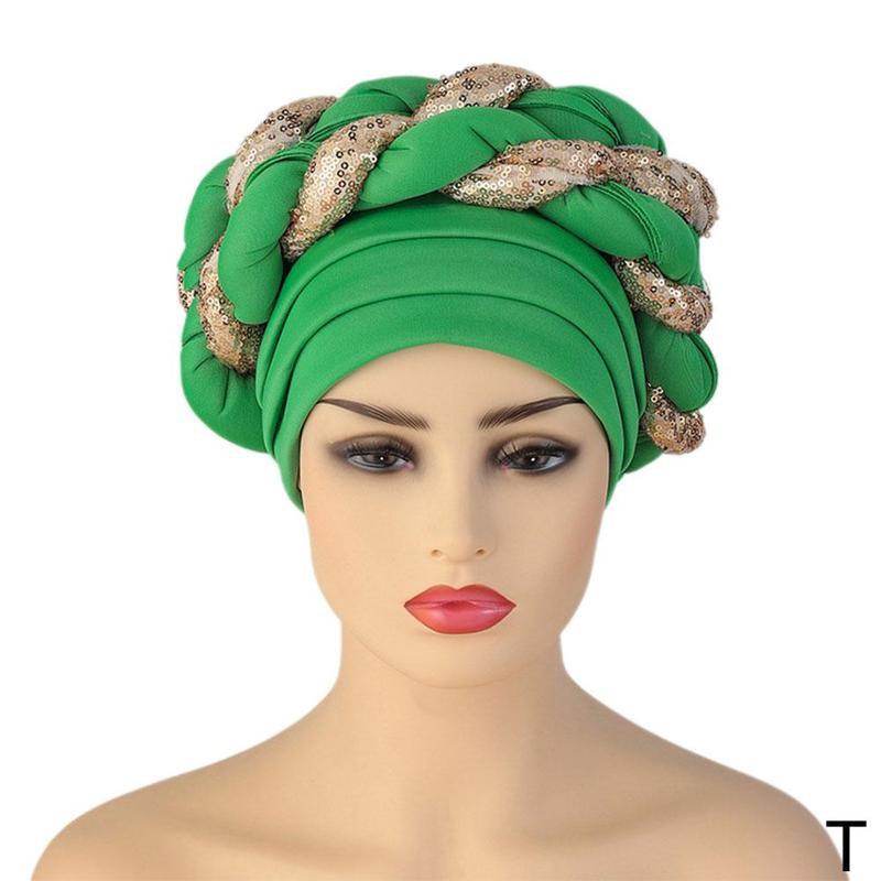 Double Twist Turban Cap