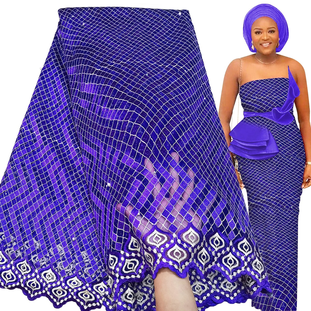 French Lace Fabric 5 Yards