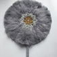 Turkey Feather Hand Fan