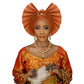 Traditional Headtie For Women Fan Shape Gele/ Turban