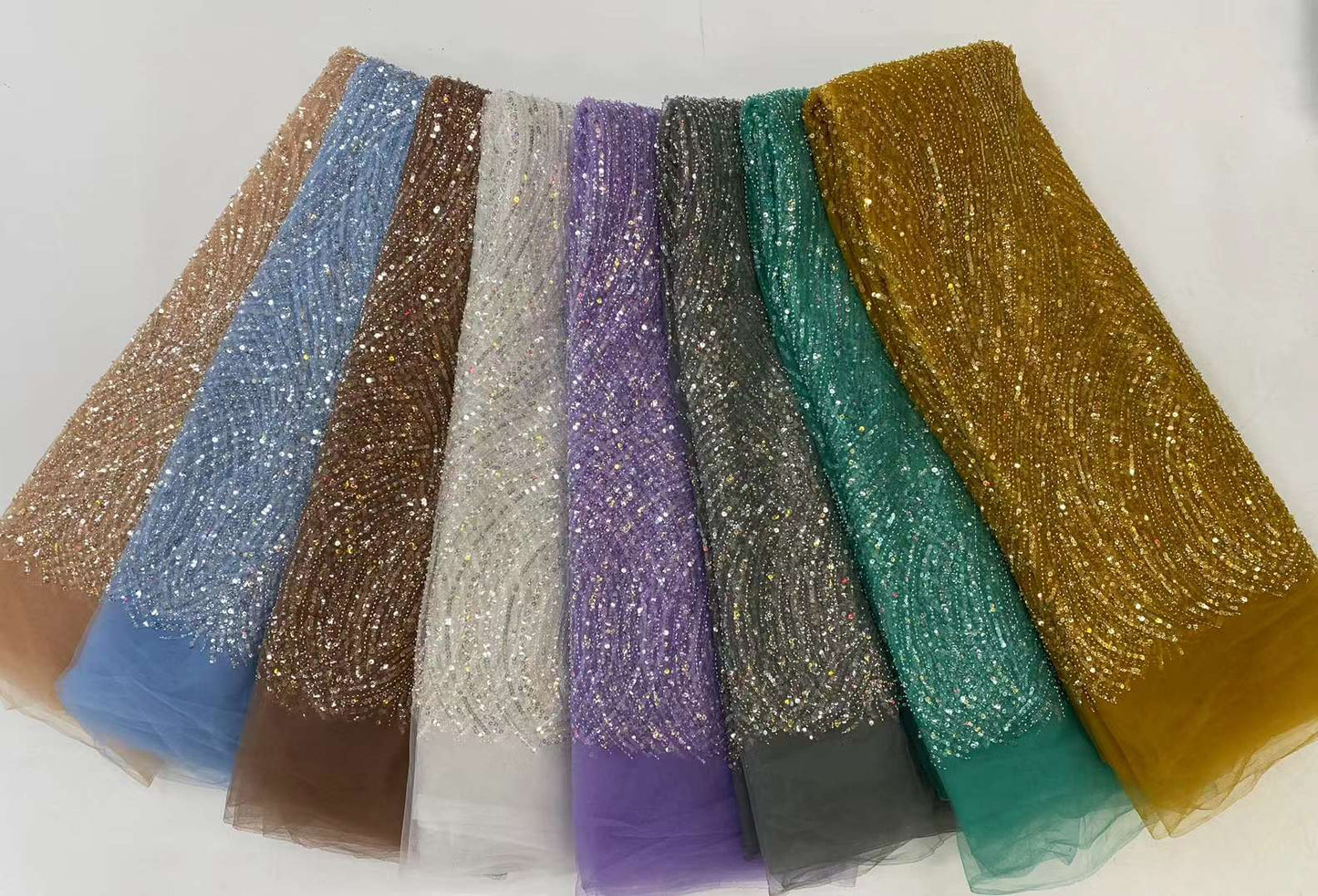 Stunning Sequins French Lace 5 yards