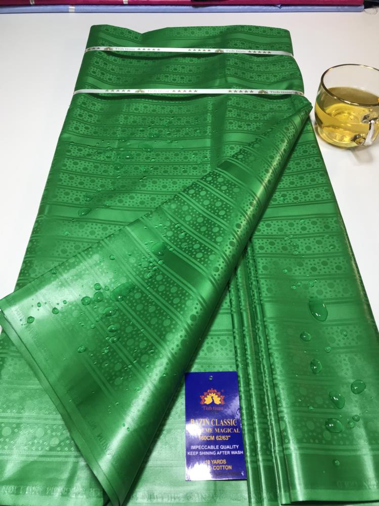 Top Quality Atiku Fabric For Men &Women's Bazin Riche Sewing Washable 5 Yards Nigerian Brocade Tissu African Bazin Riche Fabric