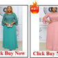 Moroccan Evening Gown Satin Boubou Robe