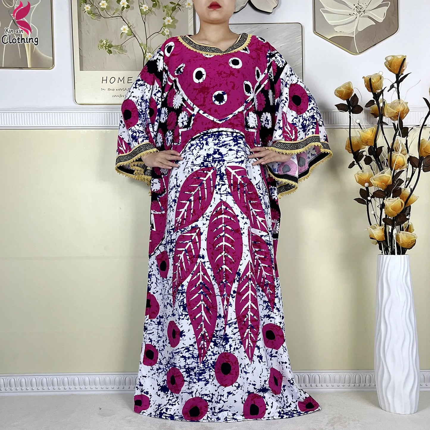Traditional print Kaftan