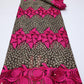 NI.AI Latest Embroidery African Lace Fabric 5 Yards High Quality Nigerian Women Wedding Asoebi French Tulle For Wedding LY770