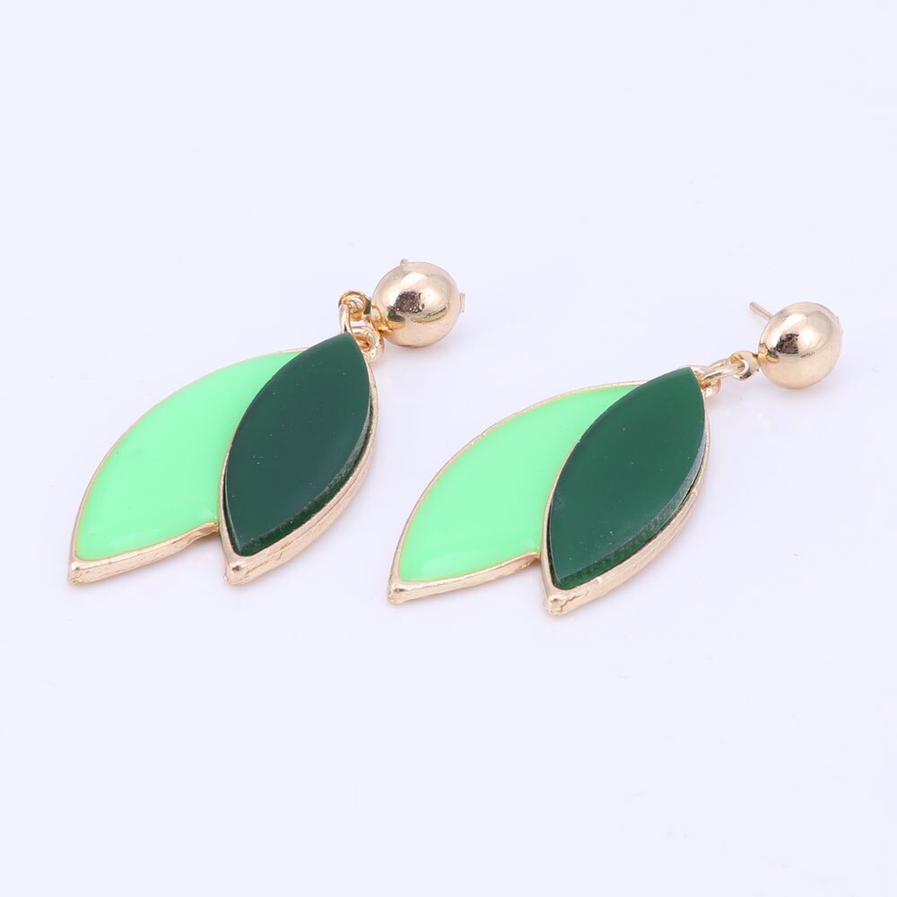 Leave Shape Pendant Enamel