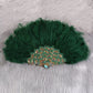 Turkey Feather Hand Fan