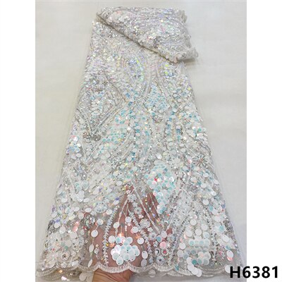 Latest African Lace Fabric Sequins Glitter Tulle Lace Fabric High Quality 2022 Asoebi Lace Fabric Embroidered Lace 5 yards Dress