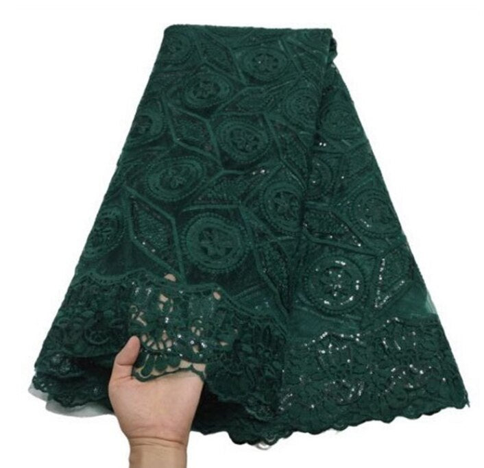 Lace Fabric Sequins 5 Yards