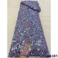 Latest African Lace Fabric Sequins Glitter Tulle Lace Fabric High Quality 2022 Asoebi Lace Fabric Embroidered Lace 5 yards Dress
