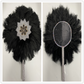 Turkey Feather Hand Fan