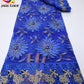 Beaded Flower Print French Lace 5 Yards